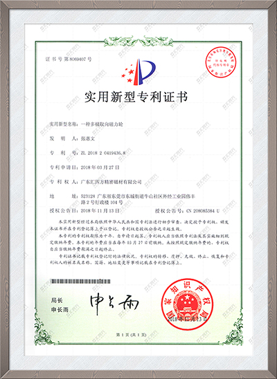 一種多極取向磁力輪